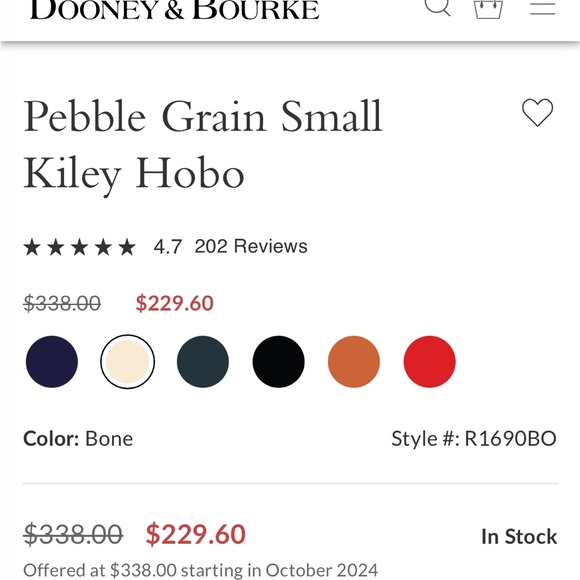 Dooney and Bourke Kylie Hobo Bag - Picture 9 of 9